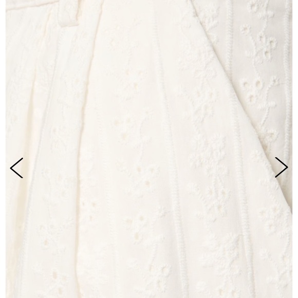 NWT white eyelet WeWoreWhat trousers - Picture 4 of 6